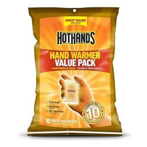 HotHands Hand Warmer 10 Pair Value Pack Piece - 10 Hour Chemical Packets 12/23